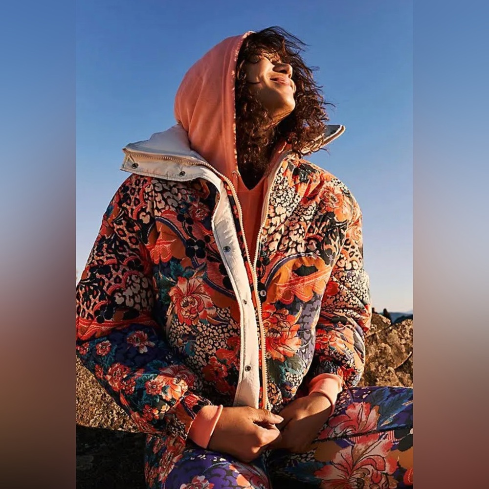 Free people powerhouse puffer looks like farm rio